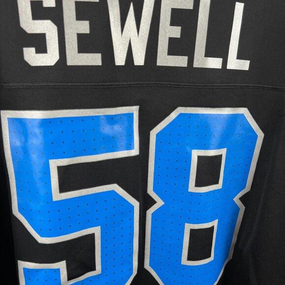 Nike Detroit Lions Penei Sewell #58 Black Alternate Jersey - 3XL 🏈 NFL Men's - Picture 3 of 9
